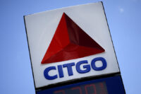 The logo of PDVSA's U.S. unit Citgo Petroleum is seen at a gas station in Stowell, Texas, U.S., June 12, 2018. REUTERS/Jonathan Bachman