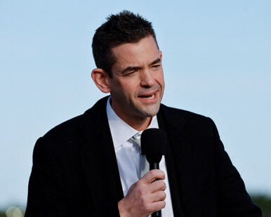 NASA Administrator Jared Isaacman speaks during the rollout of NASA's next-generation moon rocket in Cape Canaveral, Florida, U.S., January 17, 2026. REUTERS/Joe Skipper/File Photo