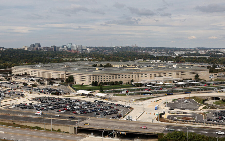 A general view of the Pentagon on the day that at least 30 news organizations declined to sign a new Pentagon access policy for journalists, at the Pentagon in Washington, D.C., U.S., October 15, 2025. REUTERS/Kevin Lamarque TPX IMAGES OF THE DAY