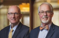 L to R: Harry Golliday and William "Billy" Beale. Photo courtesy Blue Ridge Bankshares