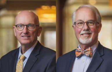 L to R: Harry Golliday and William "Billy" Beale. Photo courtesy Blue Ridge Bankshares