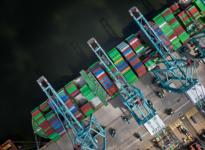 In 2025, the Port of Virginia saw a decrease in cargo due to international tariffs. Photo courtesy Port of Virginia
