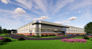A rendering prepared by Cox, Kliewer & Co. of the data center rejected by Chesapeake City Council last year Rendering courtesy City of Chesapeake