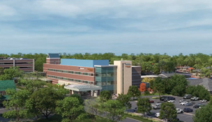 A rendering of the Valley Health Winchester Medical Center Mary Free Bed Rehabilitation Tower Rendering courtesy Valley Health