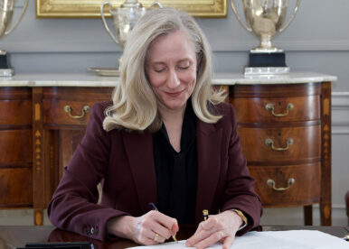 Gov. Abigail Spanberger signs a bill increasing Virginia's minimum wage to $15 per hour by 2028.