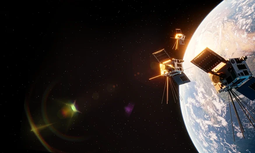 HawkEye 360 collects radio frequency data from satellite constellations to identify and track activity for military, maritime and intelligence customers. Photo courtesy HawkEye 360