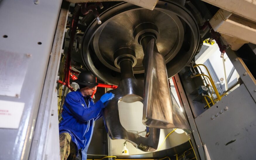 An L3Harris Technologies employee at work at the company's Orange County site. Photo courtesy L3Harris Technologies