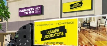 A Lumber Liquidators truck. The flooring retailer is in the final stages of relocating its headquarters and distribution operations from the Richmond region to Tennessee. Photo courtesy Lumber Liquidators