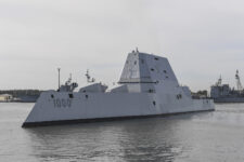 U.S. Navy photo of USS Zumwalt (DDG 1000). Photo courtesy RTX