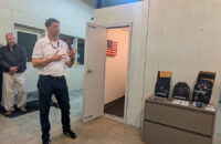 L to R: Eric Croy, owner of Croy Contracting and Aaron Ewert, business development director at CroySafe. Photo courtesy Roanoke Regional Partnership