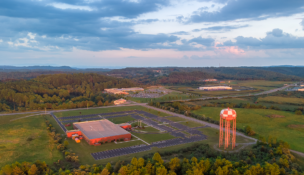 A hydrogen power plant could be located at the Lonesome Pine Regional Business & Technology Park in Wise County. Photo courtesy Wise County Industrial Development Authority