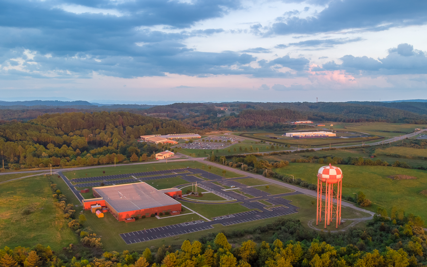 A hydrogen power plant could be located at the Lonesome Pine Regional Business & Technology Park in Wise County. Photo courtesy Wise County Industrial Development Authority