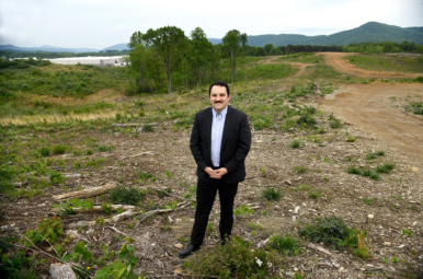 Kyle Rosner, Botetourt County’s economic development director, says that discussions with Google started in early 2024. Photo by Natalee Waters
