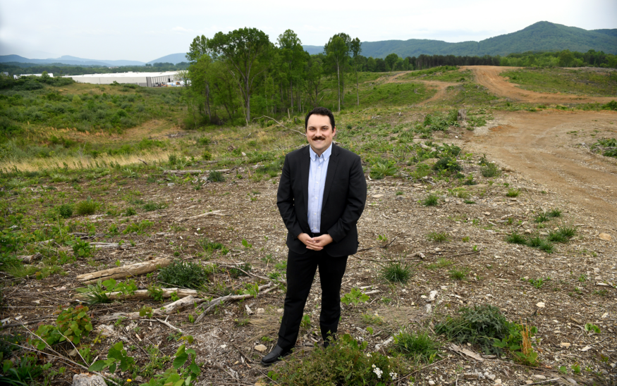 Kyle Rosner, Botetourt County’s economic development director, says that discussions with Google started in early 2024. Photo by Natalee Waters