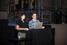 Sophie and Ross Elliott won $25,000 for their new business in the Grow Waynesboro Rockfish Gateway pitch night. Photo by Pop of Molly Photography