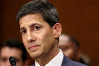 Kevin Warsh, U.S. President Donald Trump's nominee to be next chair of the Federal Reserve, testifies before a Senate Banking Committee confirmation hearing on Capitol Hill in Washington, D.C., U.S., April 21, 2026. REUTERS/Kevin Lamarque/File Photo