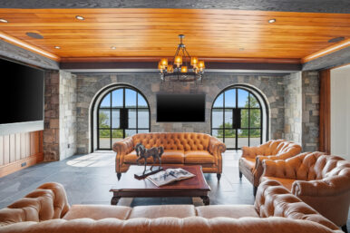 An interior view of Dan and Tanya Snyder's home in Fairfax County. Photo courtesy The Sobhi Group