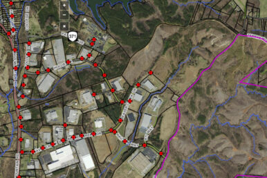 Map of Patriot Centre I and II. Photo courtesy Henry County