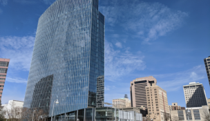 Dominion Energy's headquarters at 600 E. Canal St. in Richmond. Photo by Kira Jenkins/Virginia Business