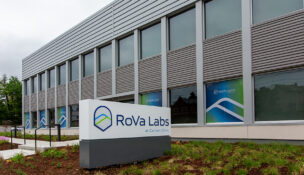 Roanoke and state leaders celebrated the opening of RoVA Labs Wednesday. Photo courtesy Carilion Clinic