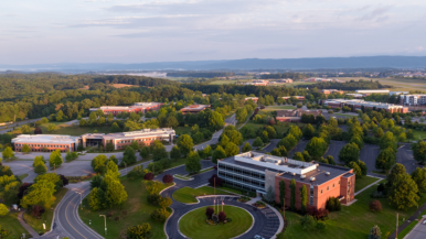 At the Virginia Tech Corporate Resource Center in Blacksburg, mining company Aclara Resources is partnering with Virginia Tech on a rare earths separation plant. Photo courtesy Virginia Tech Corporate Research Center