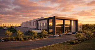 A rendering of Virginia Technology Park, a data center campus proposed in Frederick County Image courtesy Frederick County