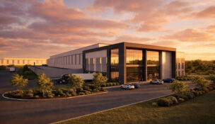 A rendering of Virginia Technology Park, a data center campus proposed in Frederick County Image courtesy Frederick County