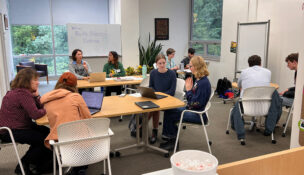 William & Mary’s Cohen Career Center hosts a résumé workshop, one of several events geared toward students. Photo courtesy William & Mary