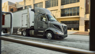 The new Volvo VNR 300 was introduced in February. Photo courtesy Volvo Trucks North America