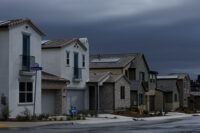 Newly built single-family homes are shown at a Lennar development still under construction in San Diego, California, U.S., March 11, 2025. REUTERS/Mike Blake/File Photo