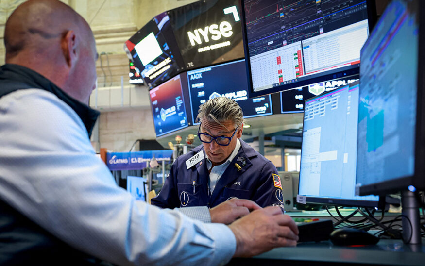 Traders work on the floor at the New York Stock Exchange (NYSE) in New York City, U.S., June 3, 2026. REUTERS/Brendan McDermid