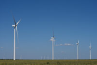 Wind turbines generate power on a farm near Throckmorton, Texas U.S. August 24, 2018. Picture taken August 24, 2018. REUTERS/Nick Oxford
