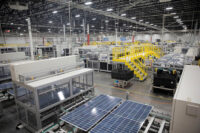 Solar panels are assembled at the Qcells North America factory in Cartersville, Georgia, U.S. June 8, 2026. REUTERS/Alyssa Pointer/File Photo