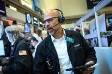 Futures-options traders work on the floor at the New York Stock Exchange's NYSE American (AMEX) in New York City, U.S. June 24, 2026. REUTERS/Brendan McDermid