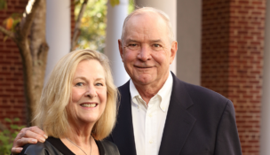 U.Va. alumni Kathleen and David LaCross. Photo courtesy University of Virginia