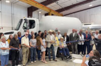Officials celebrated the opening of Amthor International's second facility in Gretna Friday. Photo courtesy Danville Pittsylvania County Chamber of Commerce