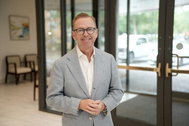 Bruce Whitehurst, Virginia Bankers Association’s president and CEO, is keeping tabs on what happens with federal cryptocurrency policy. Photo by Jay Paul