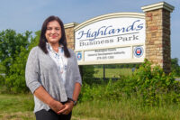 Alicia Roland, director of economic development for Washington County, is leading an effort to create a pad-ready site in Highlands Business Park. Photo by Ben Earp