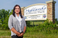 Alicia Roland, director of economic development for Washington County, at the Highlands Business Park in Glade Spring. (Ben Earp/Ben Earp Photography)