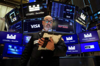 A trader works on the floor at the New York Stock Exchange (NYSE) in New York City, U.S., June 24, 2026. REUTERS/Brendan McDermid