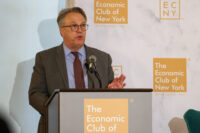 John C. Williams, President and CEO of the Federal Reserve Bank of New York, speaks in New York