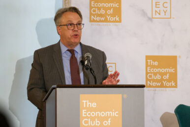 John C. Williams, President and CEO of the Federal Reserve Bank of New York, speaks in New York