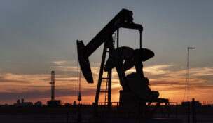 Oil-rich shale region of the Permian Basin in Texas