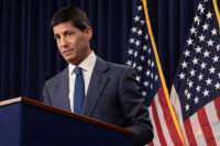 U.S. Federal Reserve Chairman Kevin Warsh holds a press conference following a two-day meeting of the Federal Open Market Committee (FOMC), as the Federal Reserve holds interest rates steady, at the Federal Reserve, in Washington, D.C., U.S. July 29, 2026. REUTERS/Evelyn Hockstein/File Photo