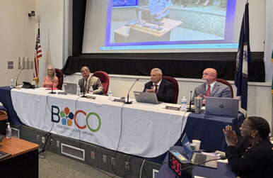 IBotetourt County Board of Supervisors met Tuesday. Photo courtesy Botetourt County