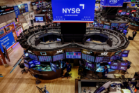 Traders work on the floor of the New York Stock Exchange (NYSE) in New York City on July 6, 2026. Photo by Reuters/Jeenah Moon