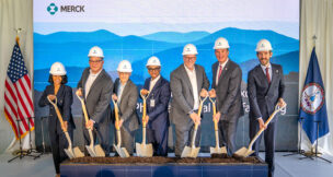 Then-Gov. Glenn Youngkin joined Merck & Co. at the October 2025 groundbreaking for Merck’s $3 billion expansion in Elkton. Photo by Kaitlyn DeHardie, Office of Gov. Glenn Youngkin