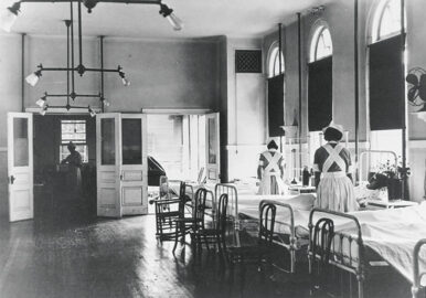The VHHA's founding was driven by Dr. Jesse Martin Shackelford, who opened the 50-bed Shackelford Hospital in Martinsville in 1921. Photos courtesy Virginia Hospital & Healthcare Association
