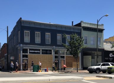Some downtown Richmond business owners boarded up shop windows following the May 30 protests and civil unrest.
