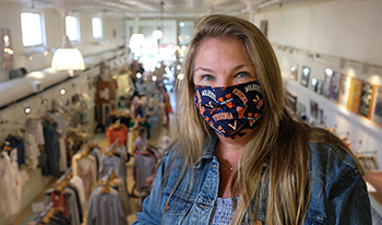 Jocelyn Churchman launched a new e-commerce site for Finch, her Charlottesville women’s clothing boutique. Photo by Norm Shafer